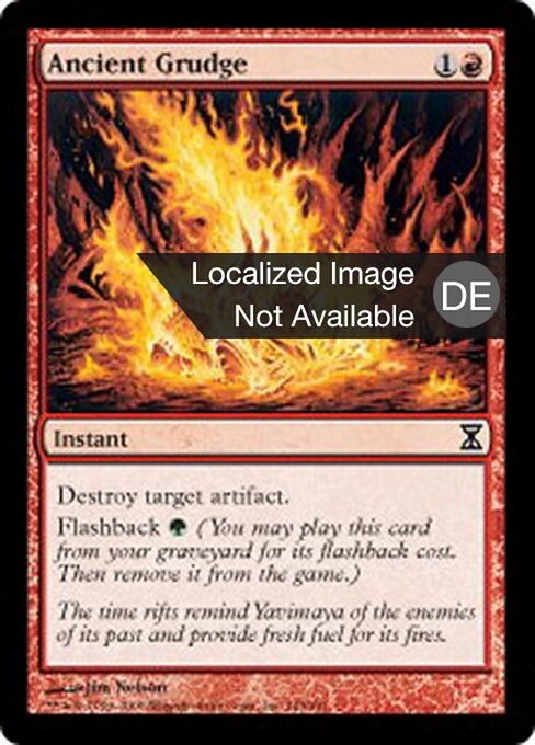 长年怀恨 (Ancient Grudge) - Time Spiral (#143) - Illustrated by Jim Nelson - Magic: The Gathering Card