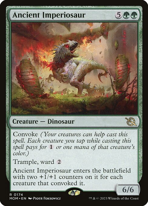 Ancient Imperiosaur - March of the Machine Magic card