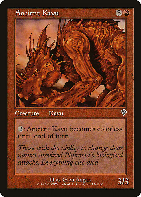Ancient Kavu - Invasion Magic card