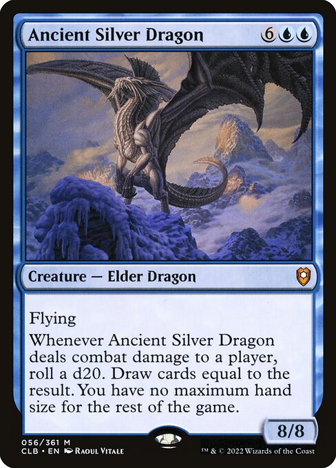 Ancient Silver Dragon - Commander Legends: Battle for Baldur's Gate Magic card