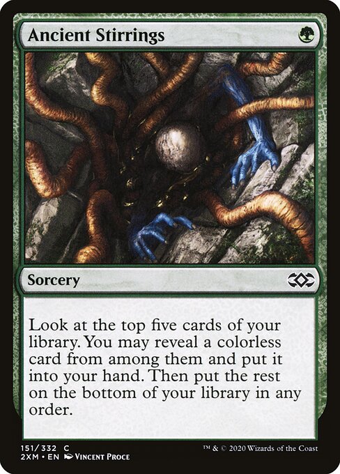 Ancient Stirrings - Double Masters Magic card