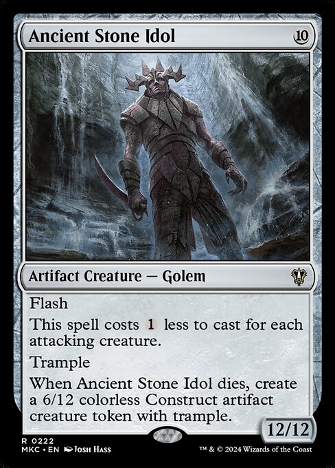 Ancient Stone Idol - Murders at Karlov Manor Commander Magic card