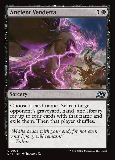 Ancient Vendetta - Aetherdrift Magic card