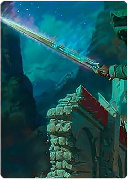 Andúril, Narsil Reforged // Andúril, Narsil Reforged - Tales of Middle-earth Scene Box (#1) - Illustrated by Jason Rainville - Magic: The Gathering Card