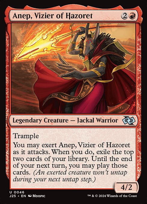 Anep, Vizier of Hazoret - Foundations Jumpstart Magic card