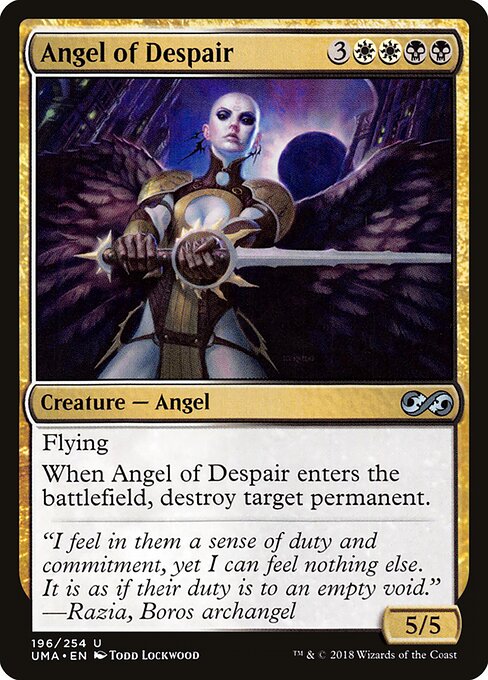 Angel of Despair - Ultimate Masters Magic card