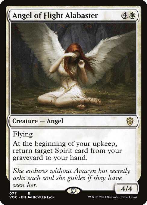 Angel of Flight Alabaster - Crimson Vow Commander Magic card