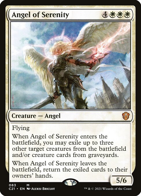 Angel of Serenity - Commander 2021 Magic card