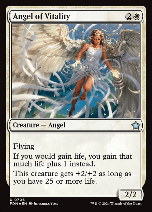 Angel of Vitality - Foundations Magic card
