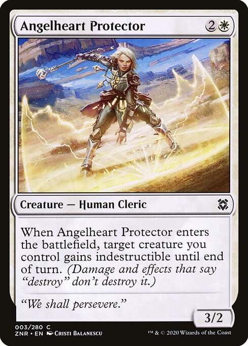 Angelheart Protector - Zendikar Rising Magic card