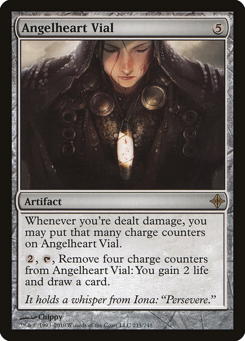 Angelheart Vial - Rise of the Eldrazi Magic card