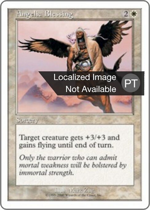 天使的祝福 (Angelic Blessing) - Tenth Edition (#3) - Illustrated by Mark Zug - Magic: The Gathering Card