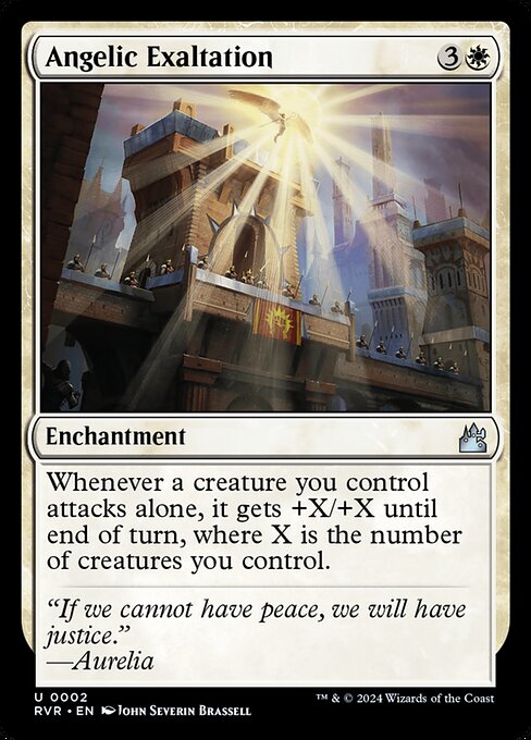 Angelic Exaltation - Ravnica Remastered Magic card