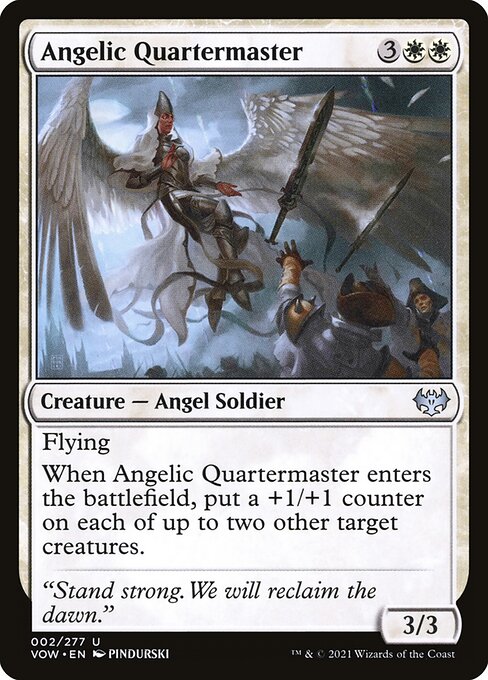 Angelic Quartermaster - Innistrad: Crimson Vow Magic card