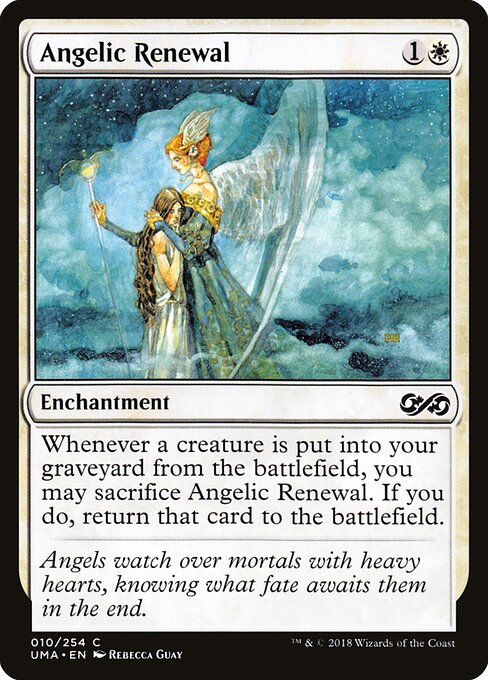 Angelic Renewal - Ultimate Masters (#10) - Illustrated by Rebecca Guay - Magic: The Gathering Card