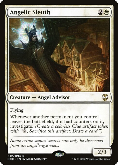 Angelic Sleuth - New Capenna Commander Magic card