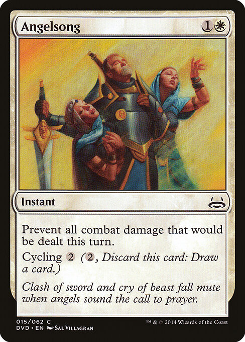 Angelsong - Duel Decks Anthology: Divine vs. Demonic Magic card