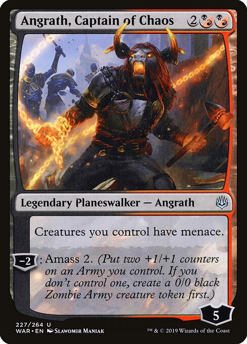 Angrath, Captain of Chaos - War of the Spark Magic card