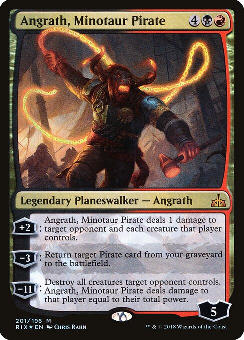 Angrath, Minotaur Pirate - Rivals of Ixalan Magic card