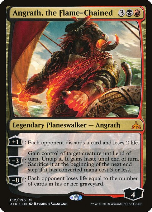 Angrath, the Flame-Chained - Rivals of Ixalan Magic card
