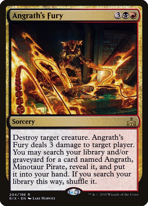 Angrath's Fury - Rivals of Ixalan Magic card