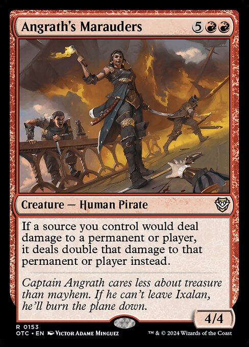 Angrath's Marauders - Outlaws of Thunder Junction Commander Magic card