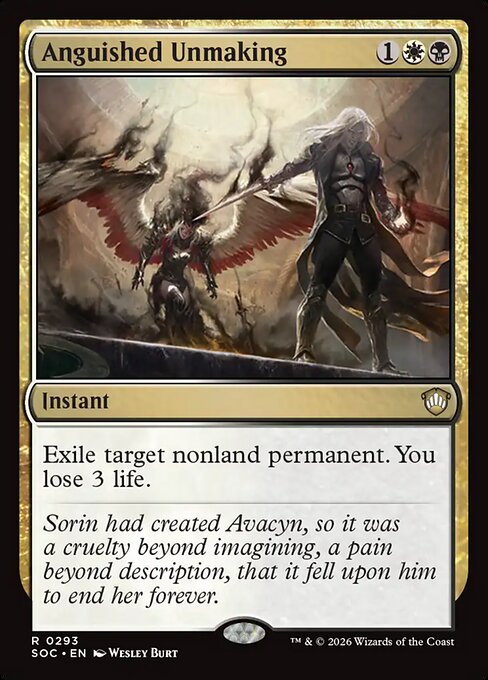 Anguished Unmaking - Secrets of Strixhaven Commander Magic card