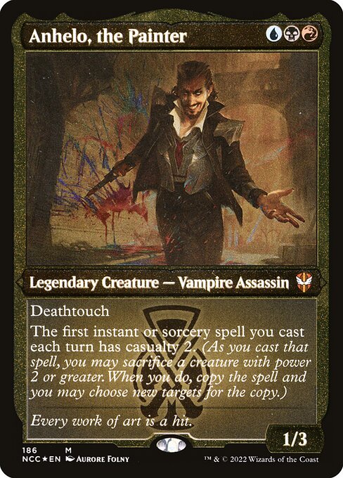 Anhelo, the Painter - New Capenna Commander (#186) - Illustrated by Aurore Folny - Magic: The Gathering Card