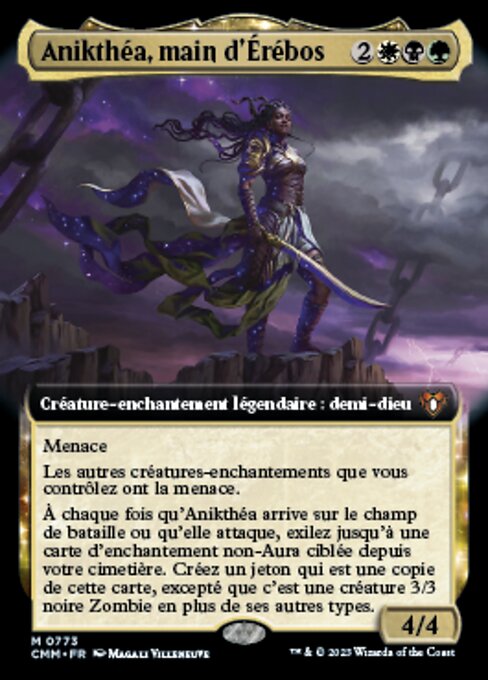 Anikthea, Gehilfin von Erebos (Anikthea, Hand of Erebos) - Commander Masters (#773) - Illustrated by Magali Villeneuve - Magic: The Gathering Card