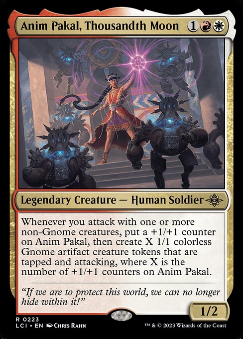 Anim Pakal, Thousandth Moon - The Lost Caverns of Ixalan (#223) - Illustrated by Chris Rahn - Magic: The Gathering Card