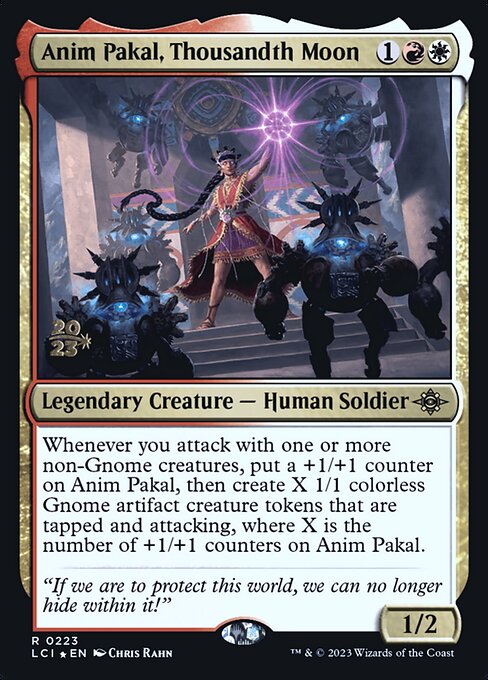 Anim Pakal, Thousandth Moon - The Lost Caverns of Ixalan Promos (#223s) - Illustrated by Chris Rahn - Magic: The Gathering Card