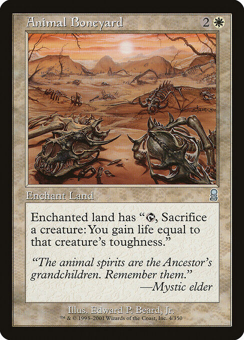 Animal Boneyard - Odyssey Magic card