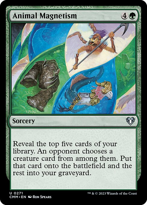 Animal Magnetism - Commander Masters Magic card