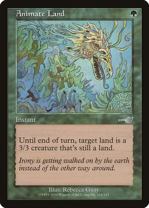 Animate Land - Nemesis Magic card