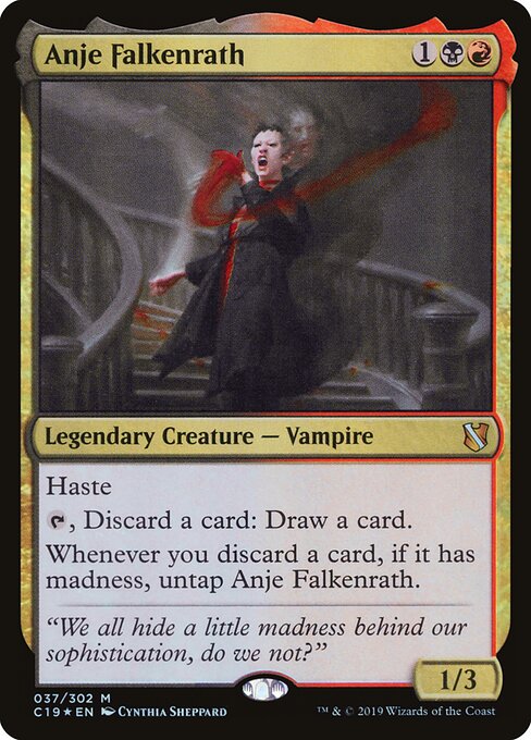 Anje Falkenrath - Commander 2019 Magic card