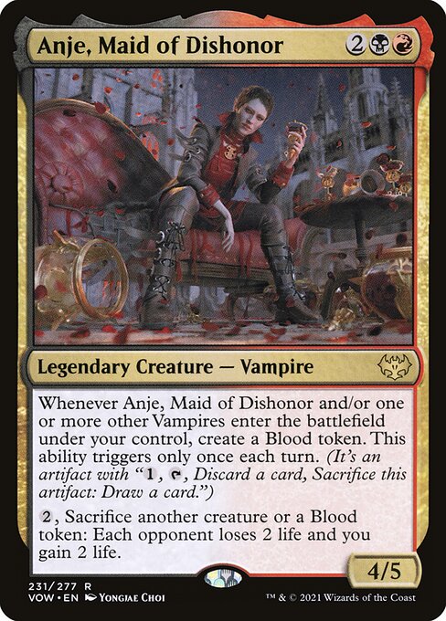 Anje, Maid of Dishonor - Innistrad: Crimson Vow Magic card