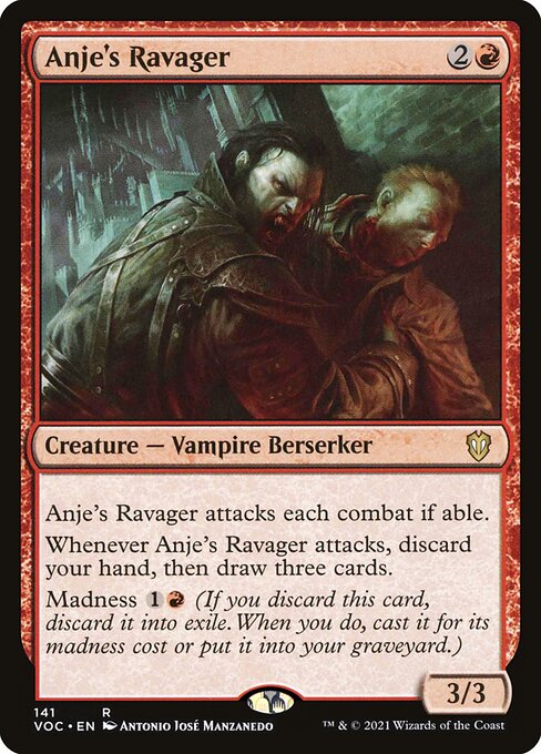 Anje's Ravager - Crimson Vow Commander Magic card
