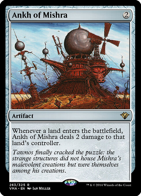 Ankh of Mishra - Vintage Masters Magic card