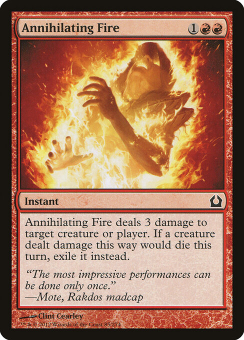 Annihilating Fire - Return to Ravnica Magic card