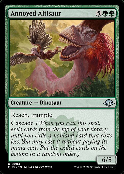 Annoyed Altisaur - Modern Horizons 3 Magic card