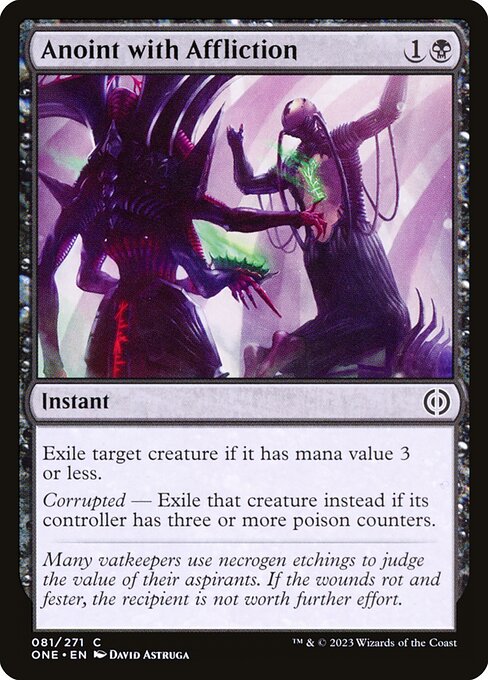 Anoint with Affliction - Phyrexia: All Will Be One Magic card