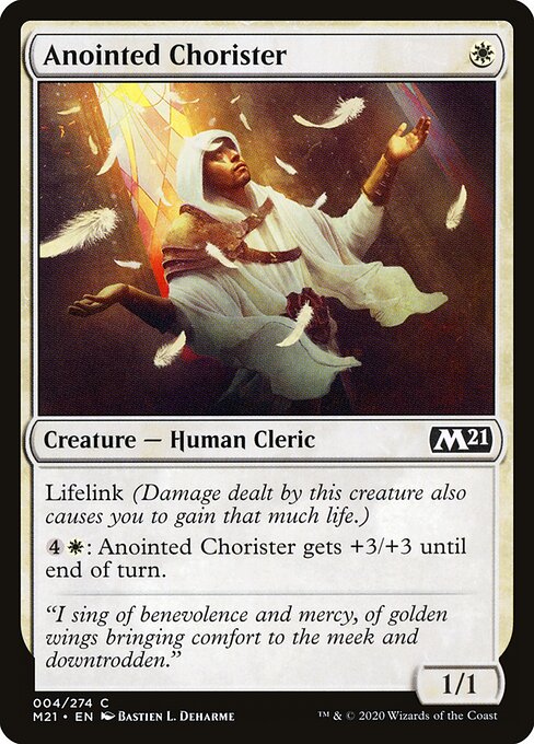 Anointed Chorister - Core Set 2021 Magic card