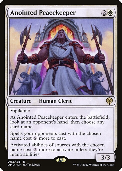 Anointed Peacekeeper - Dominaria United Magic card