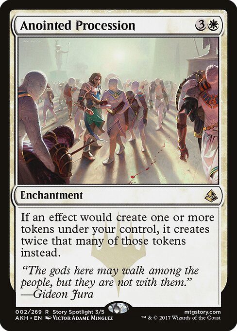 Anointed Procession - Amonkhet Magic card