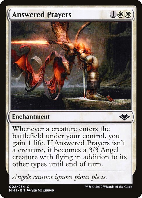 Answered Prayers - Modern Horizons Magic card