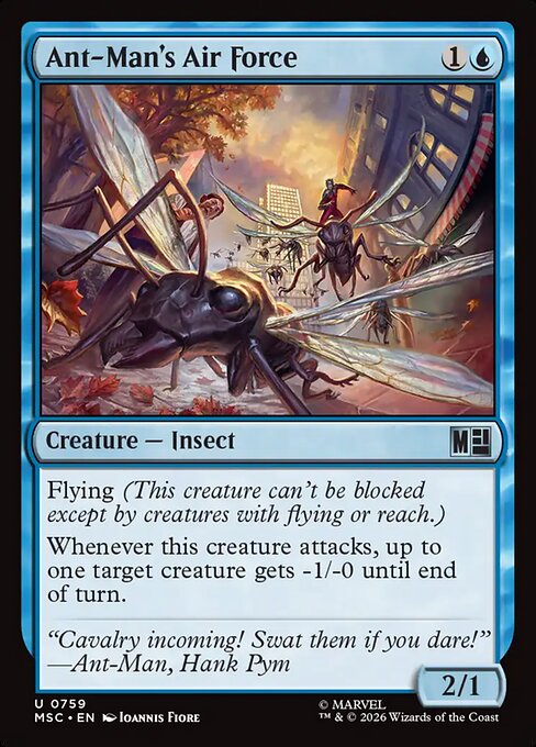 Ant-Man's Air Force - Marvel Super Heroes Commander Magic card