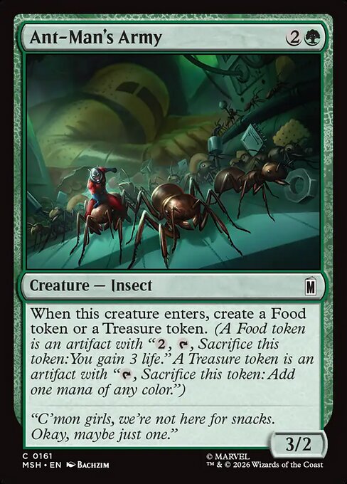 Ant-Man's Army - Marvel Super Heroes Magic card
