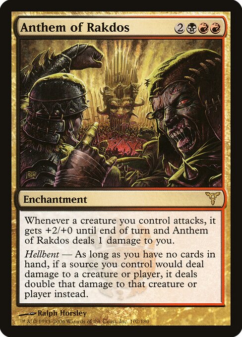 Anthem of Rakdos - Dissension Magic card