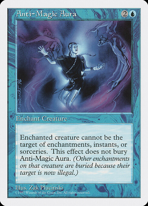 Anti-Magic Aura - Fifth Edition Magic card