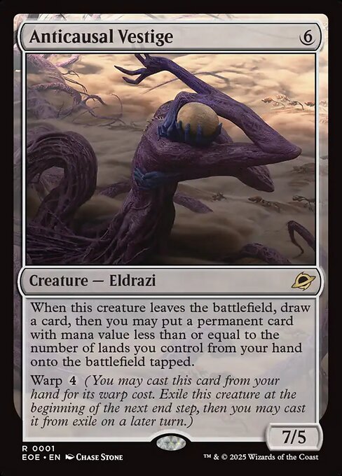 Anticausal Vestige - Edge of Eternities Magic card